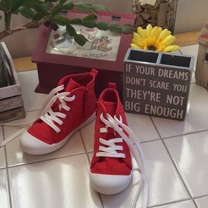 ‘Cat & Jack’ Hi-Top Lace-Up Side Zipper Sneakers (#4)